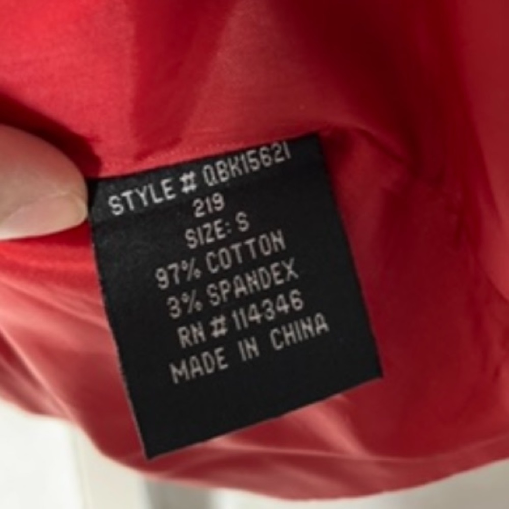 Sele red double breasted blazer - Picture 2 of 5